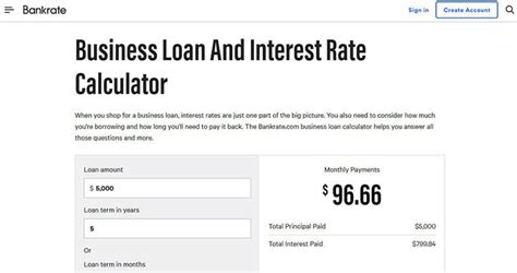 Next Day Business Loans Calculator